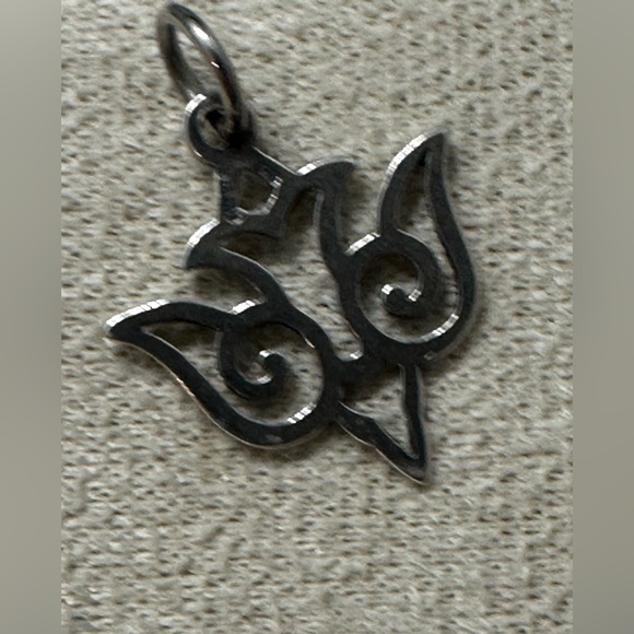 James Avery Descending Open Dove Charm - Sterling (retired) - Picture 2 of 4